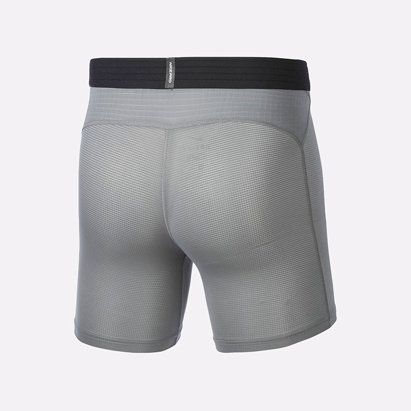 мужское серое компрессионное бельё Nike Pro Breathe Shorts CJ4787-085 - цена, описание, фото 2